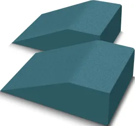 2 Pack Squat Wedge, Supportive Foot Wrist Exercise Wedge for Squat, Yoga, Pushup, Balance, Stretch, Strength, Pilates, Plank, Physical Therapy - EVA Riser Block for Men & Women 2 Pack Squat Wedge, Supportive Foot Wrist Exercise Wedge for Squat, Yoga, Pushup, Balance, Stretch, Strength, Pilates, Plank, Physical Therapy - EVA Riser Block for Men & Women