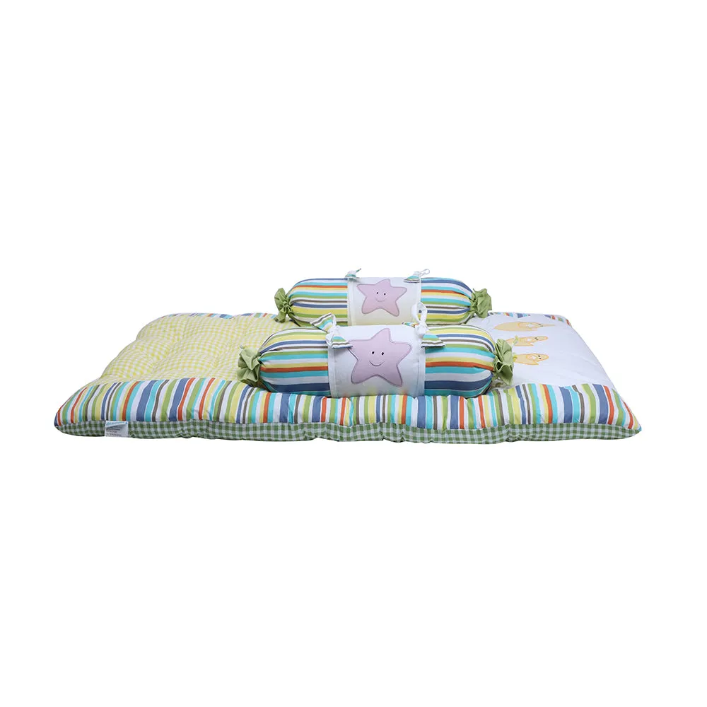 Abracadabra Cotton Bedding/Gadda Set 123 Theme - Yellow