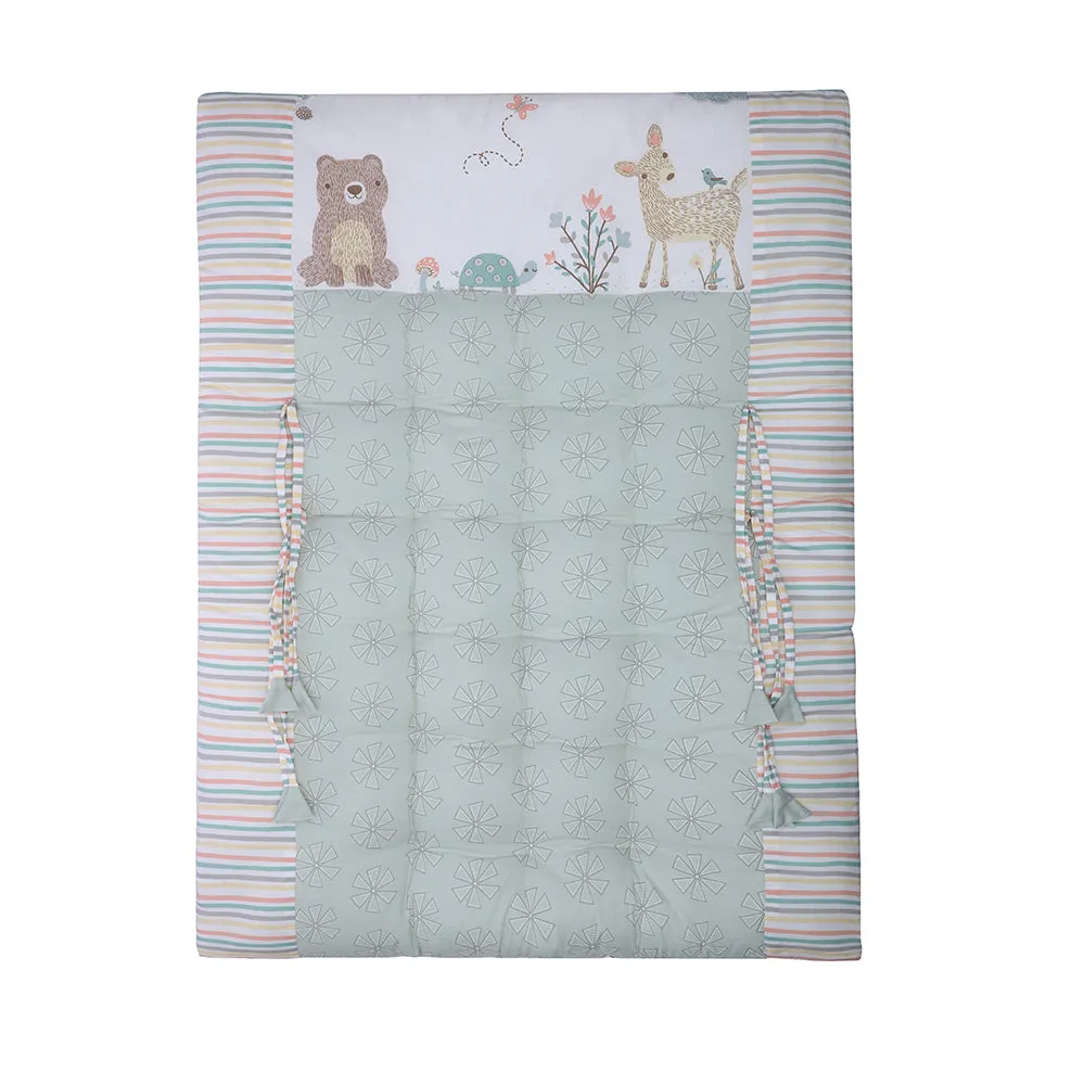 Abracadabra Cotton Bedding/Gadda Set Bambi & Friends Theme - Sage Green