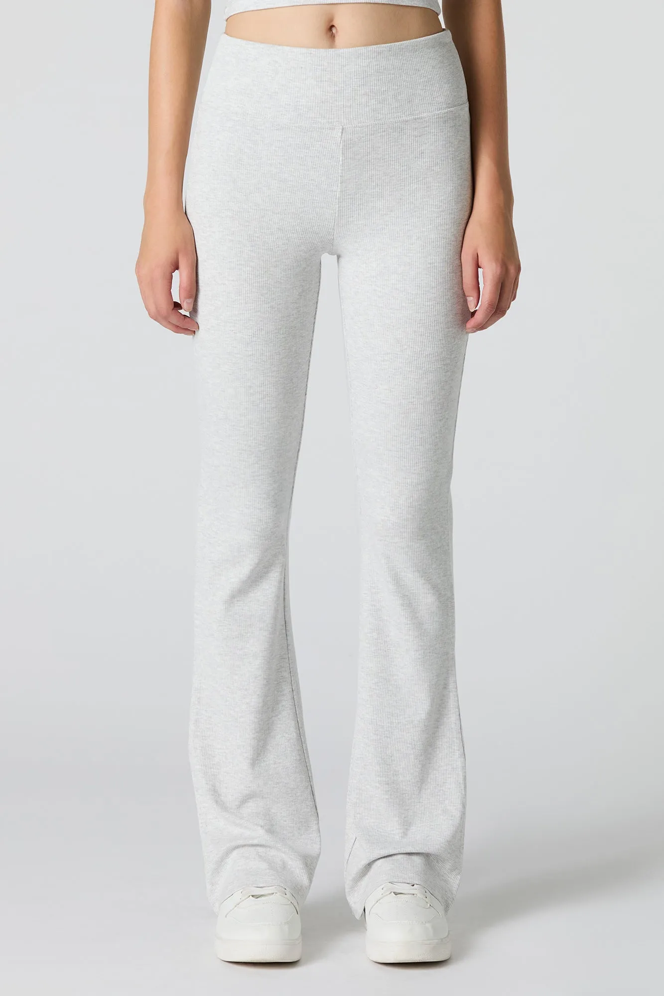 Active Ribbed Flare Pant