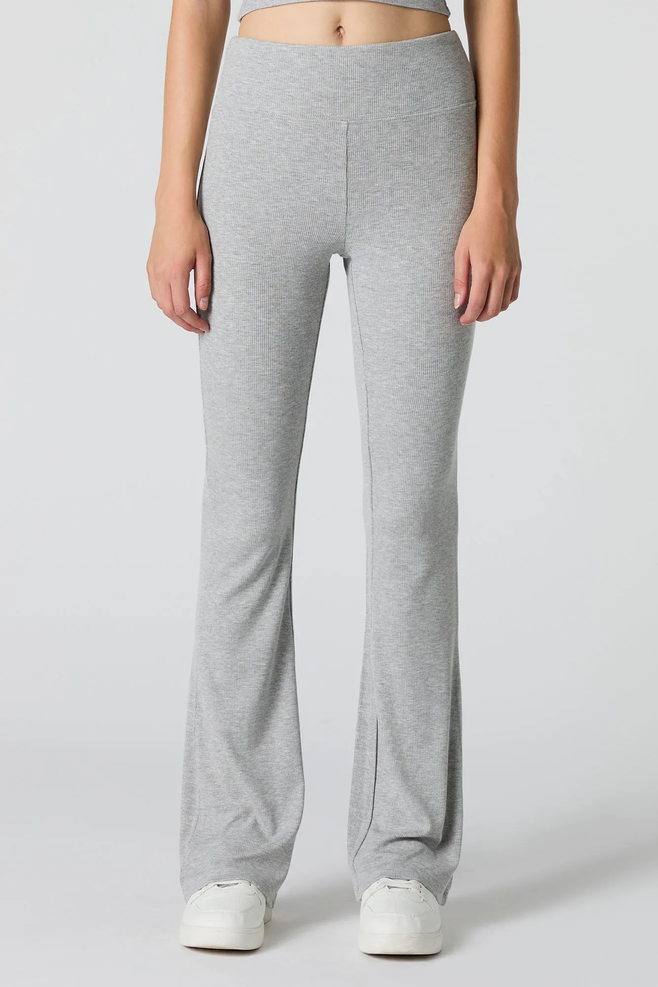 Active Ribbed Flare Pant