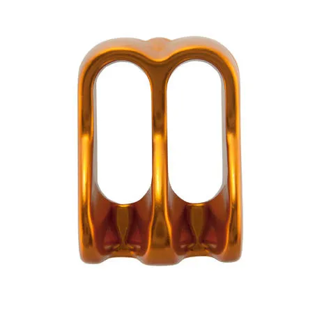Belaying system and descender - tubik 2 orange