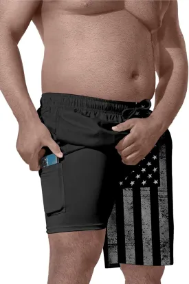 Big and Tall Men's Swim Trunk 8" with Compression Liner 8 Inch Inseam Quick Dry Board Shorts & Zipper Pocket 2XL-9XL Big and Tall Men's Swim Trunk 8" with Compression Liner 8 Inch Inseam Quick Dry Board Shorts & Zipper Pocket 2XL-9XL