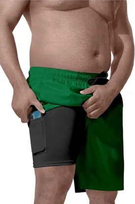 Big and Tall Men's Swim Trunk 8" with Compression Liner 8 Inch Inseam Quick Dry Board Shorts & Zipper Pocket 2XL-9XL Big and Tall Men's Swim Trunk 8" with Compression Liner 8 Inch Inseam Quick Dry Board Shorts & Zipper Pocket 2XL-9XL