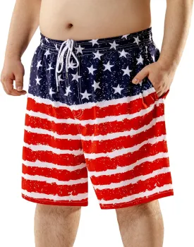 BRISIRA Big and Tall Swim Trunks for Men Bathing Suit with Mesh Lining Quick Dry Board Shorts Beach Swimsuit Pocket BRISIRA Big and Tall Swim Trunks for Men Bathing Suit with Mesh Lining Quick Dry Board Shorts Beach Swimsuit Pocket