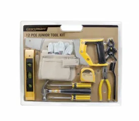 Craftright 12 Piece Junior Tool Kit/ Suitable for Ages 7  Years