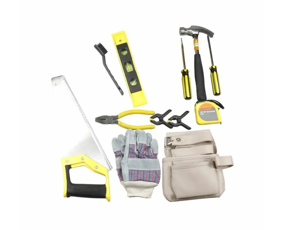 Craftright 12 Piece Junior Tool Kit/ Suitable for Ages 7  Years