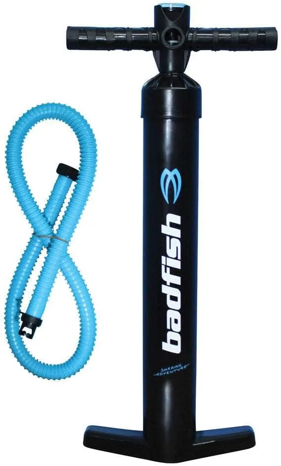 Dual-Action SUP Pump | Inflatable Stand Up Paddle Board Hand Pump | Inflation and Deflation Dual-Action air Pressure |Pressure Gauge Molded into Handle and Durable