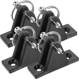 Garneck 4Pcs Durable Deck Hinges for Bimini Tops Flat Mount Heavy Duty Accessories with Screws Grade Hinge Bracket for Boats Easy Installation and Reliable Structure Garneck 4Pcs Durable Deck Hinges for Bimini Tops Flat Mount Heavy Duty Accessories with Screws Grade Hinge Bracket for Boats Easy Installation and Reliable Structure