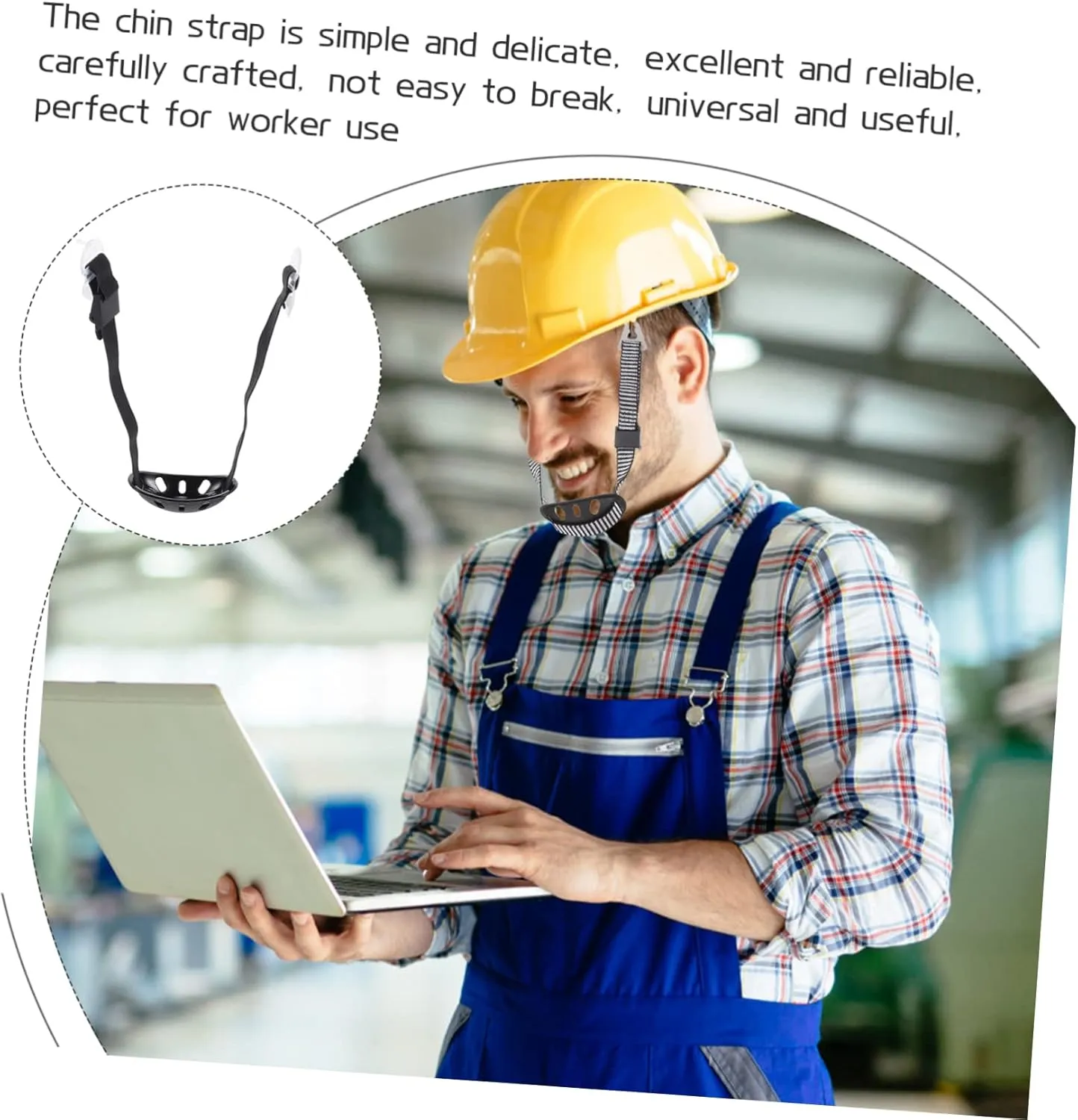 GLEAVI 12pcs Safety Helmet Chin Strap Hard Hat Chin Strap for Football Helmet