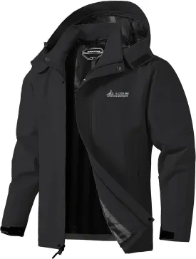Mens Lightweight Waterproof Hooded Rain Jackets Casual Fall Spring Big and Tall Jacket Raincoat Windbreaker Outdoor Gear