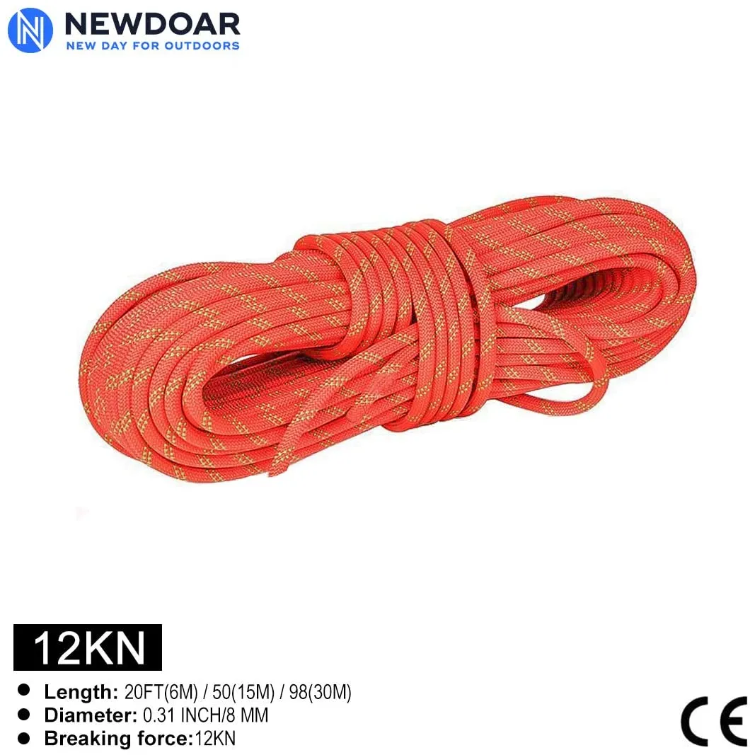 NewDoar 24KN 8mm Rock Climbing Rope