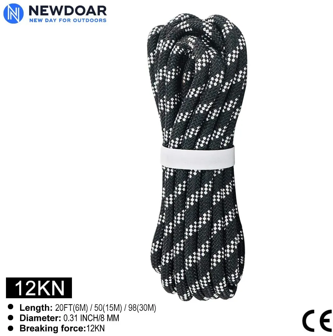 NewDoar 24KN 8mm Rock Climbing Rope