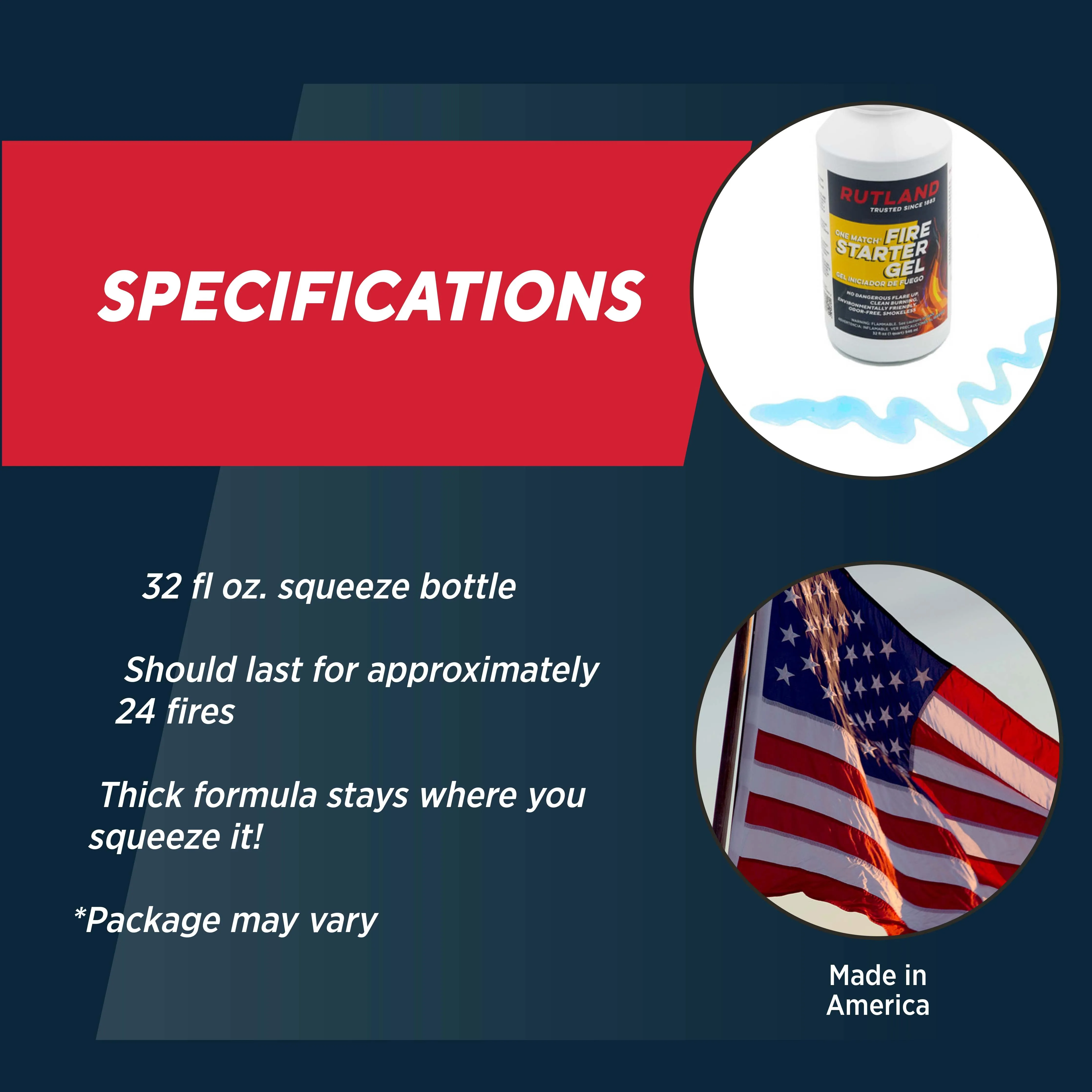 One Match® Fire Starter Gel