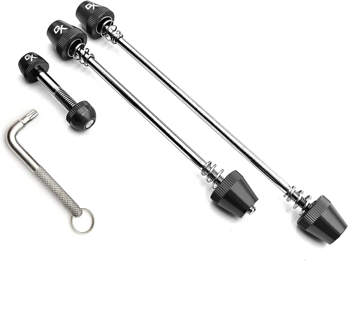 ONIPAX Bike Anti-Theft Locking Skewer 7 Lobe Bicycle Wheel Hub Secure