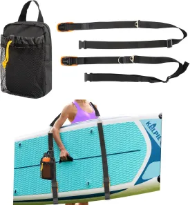 Paddle Board Carry Strap,Adjustable SUP Kayak Carry Strap with Detachable Storage Bag,Heavy Duty Carrying Strap for Surfboards, Paddleboards, Longboards and Kayaks,Paddle Board Accessories Paddle Board Carry Strap,Adjustable SUP Kayak Carry Strap with Detachable Storage Bag,Heavy Duty Carrying Strap for Surfboards, Paddleboards, Longboards and Kayaks,Paddle Board Accessories