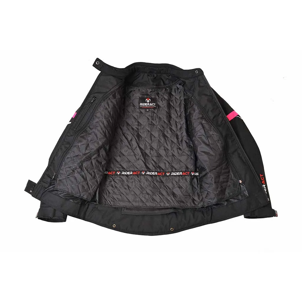 RIDERACT® Womens Motorcycle Jacket Gallop Waterproof Riding Jacket