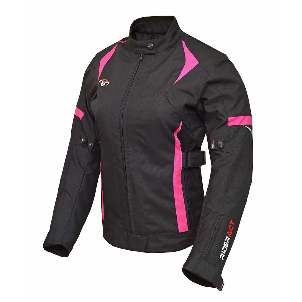 RIDERACT® Womens Motorcycle Jacket Gallop Waterproof Riding Jacket
