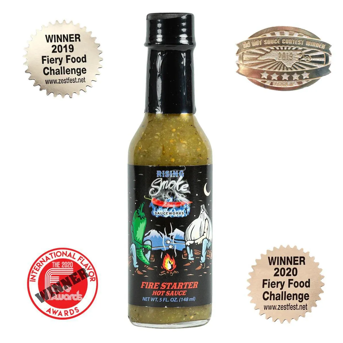 Rising Smoke Fire Starter Hot Sauce