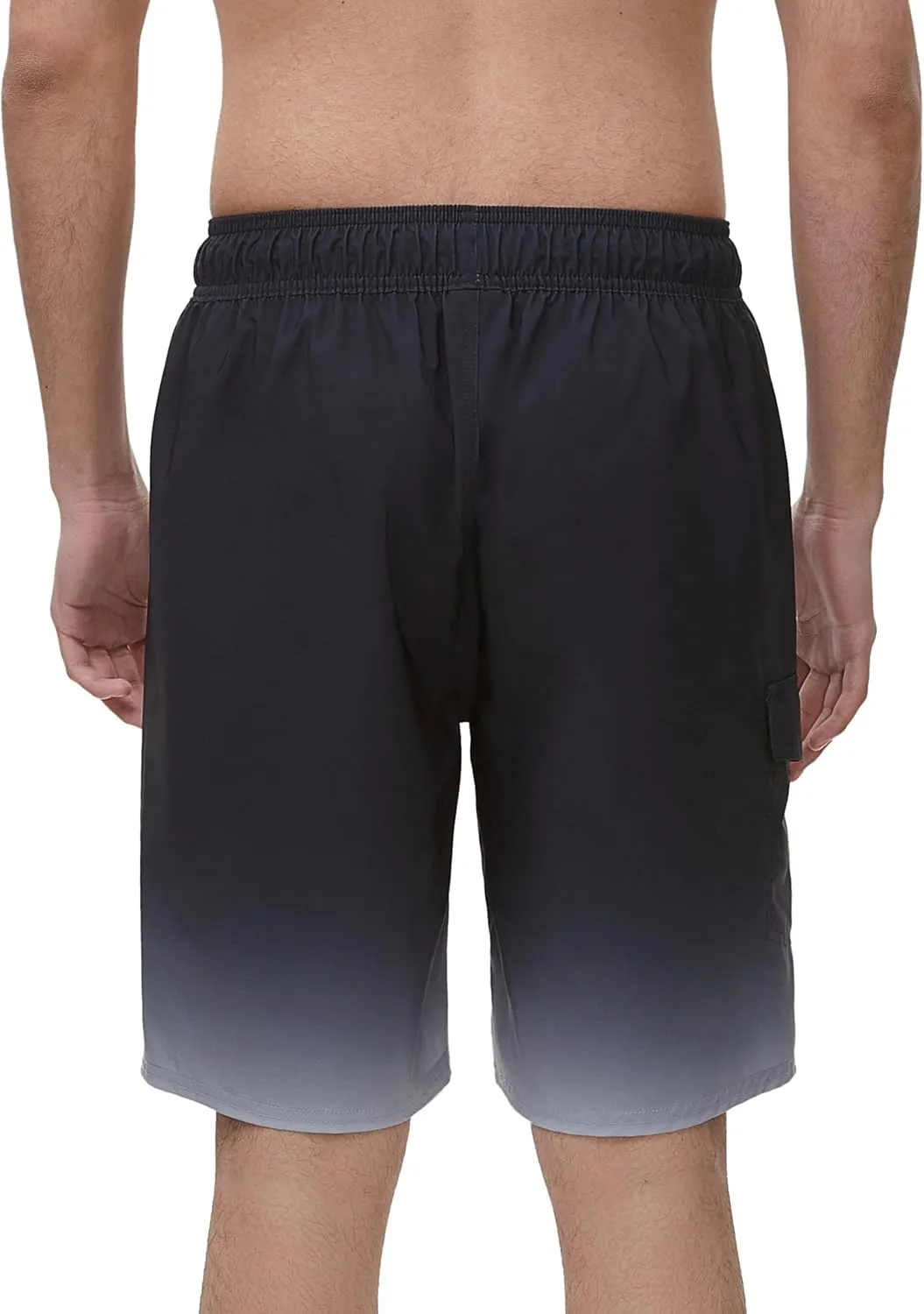 Rokka&Rolla Men's 4-Way Stretch Swim Trunks 9" Quick Dry Board Shorts Beach Swimwear Bathing Suit