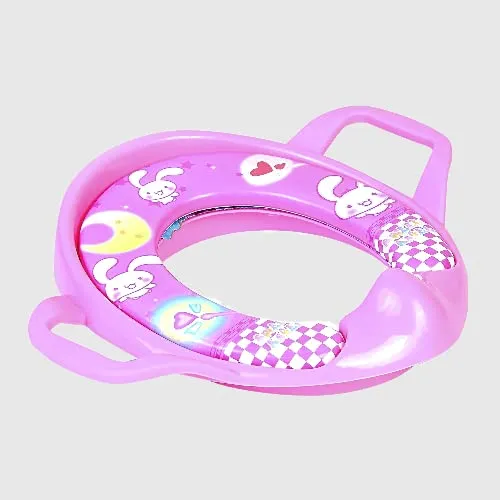 Safe-O-Kid, Soft Cushioned Potty Seat-Pink (4-36 Months)