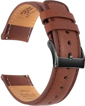SEURE Quick Release Watch Band,Top Genuine Leather Watch Straps 19mm 20mm 21mm 22mm 24mm for Men and Women SEURE Quick Release Watch Band,Top Genuine Leather Watch Straps 19mm 20mm 21mm 22mm 24mm for Men and Women