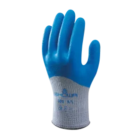 Showa 305 Durable Grip Glove with Latex Coated Palm and Knuckles
