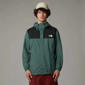 The North Face Antora Waterproof Men's Jacket | Duck Green-TNF Black