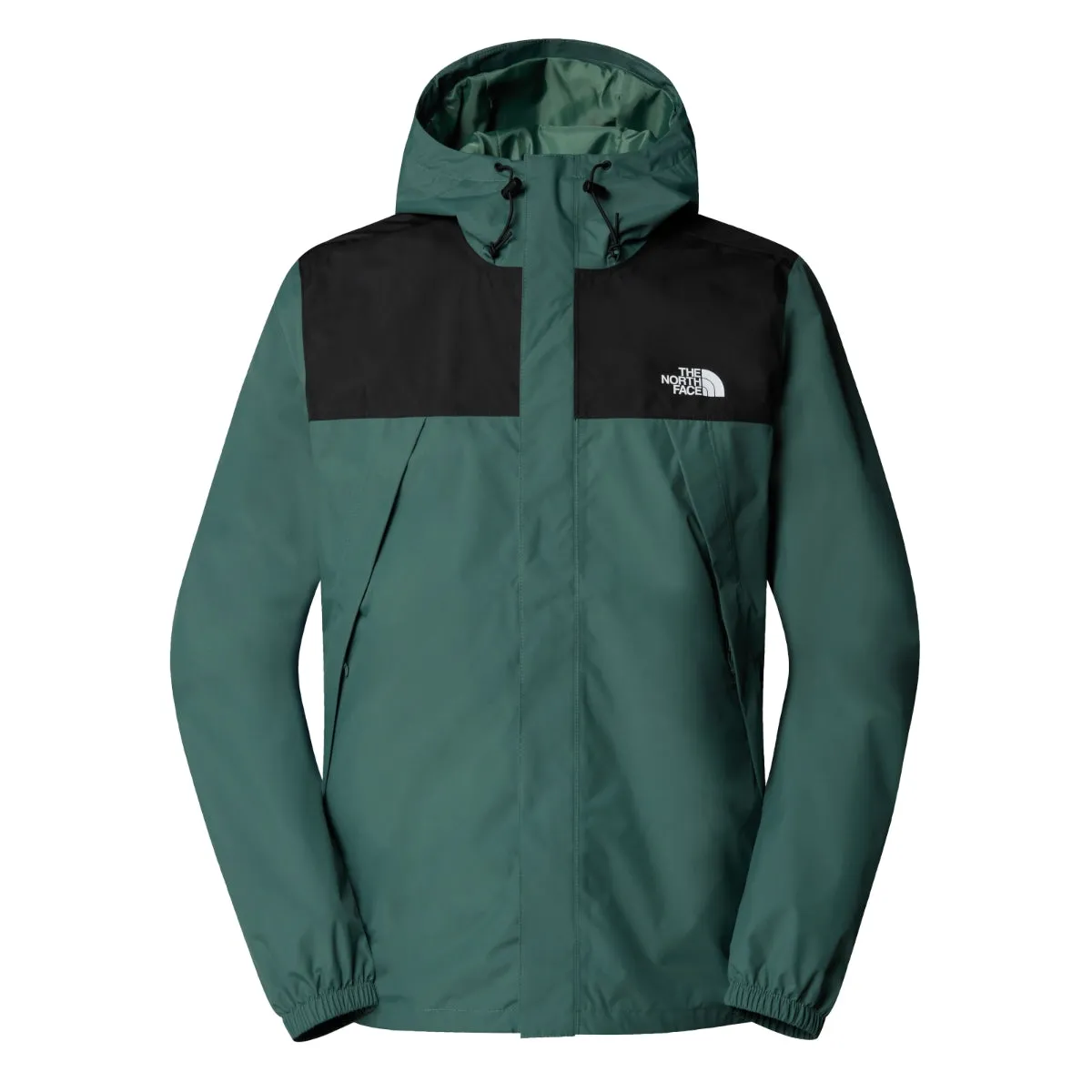 The North Face Antora Waterproof Men's Jacket | Duck Green-TNF Black