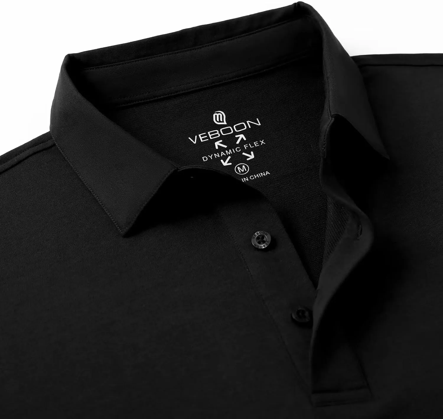VEBOON Polo Shirts for Men Cotton Blend Moisture-Wicking Lightweight Performance Collared Mens Polo Shirts Shorts Sleeve