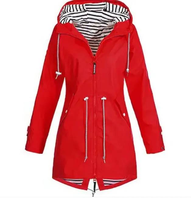 Waterproof jacket with hood