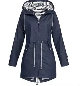 Waterproof jacket with hood