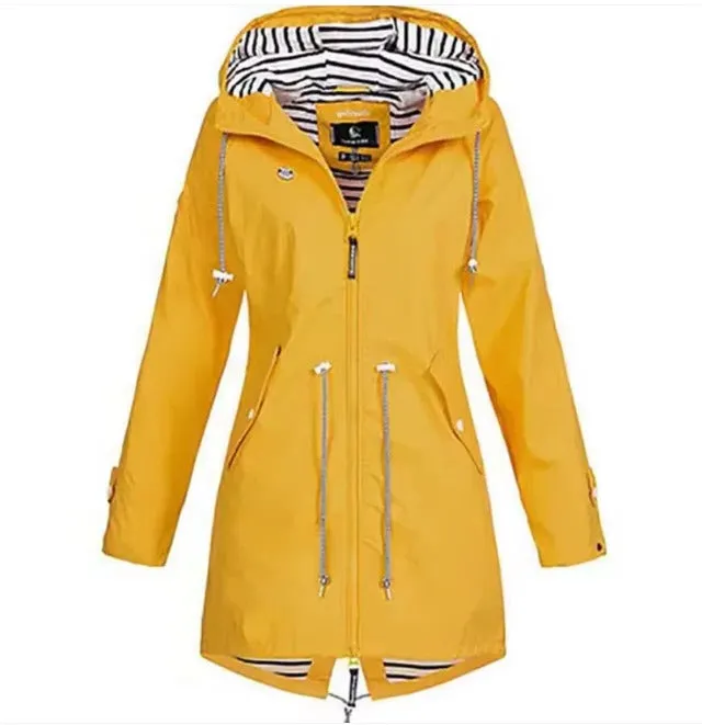 Waterproof jacket with hood