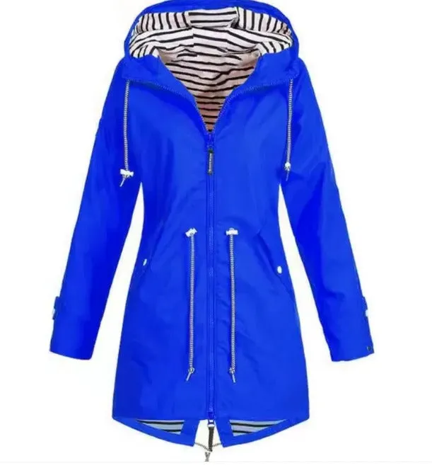 Waterproof jacket with hood