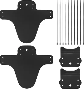 YHT 2 Pack Mountain Bike Fenders, High Compatible Bicycle Mudguard Fits 26", 27.5", 29", Thicken Widen Front and Rear Mud Guard, MTB Fender, Frame Guards, Black YHT 2 Pack Mountain Bike Fenders, High Compatible Bicycle Mudguard Fits 26", 27.5", 29", Thicken Widen Front and Rear Mud Guard, MTB Fender, Frame Guards, Black